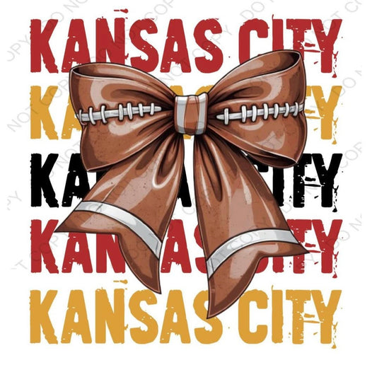 KC Football Bow