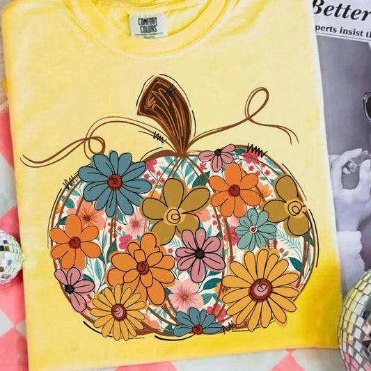 Floral Pumpkin