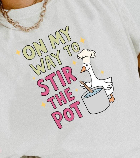 On my way to Stir the Pot
