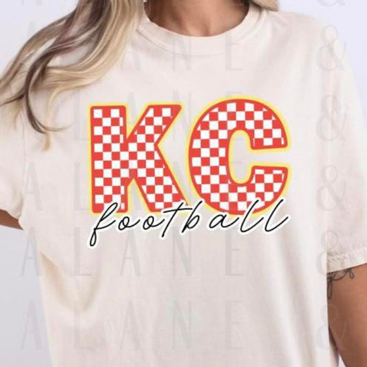 Checkered KC Football