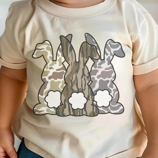 Youth 3 Camo Bunnies