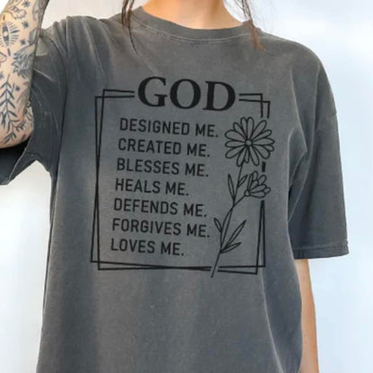 God Created Me Quote SALE