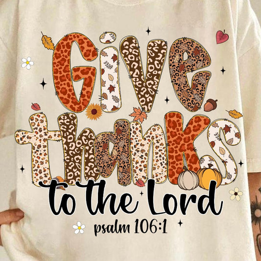 Give Thanks to the Lord