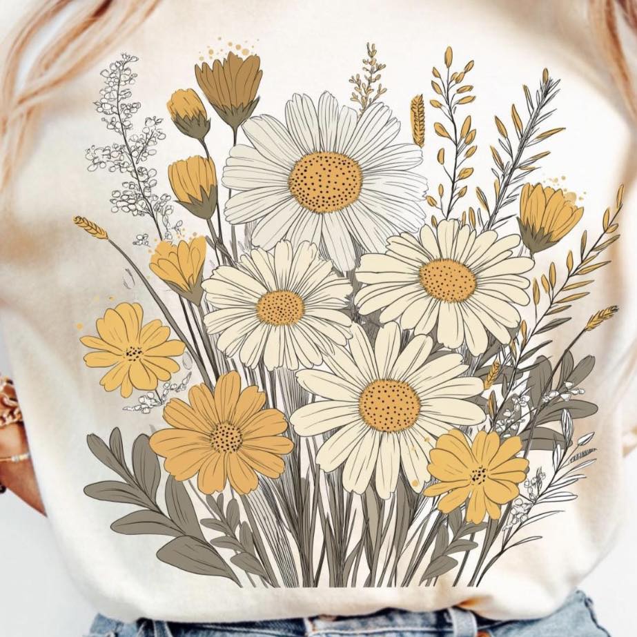Yellow & White Wildflowers