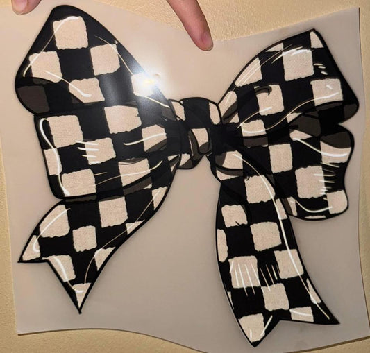 Big Checkered Bow SALE
