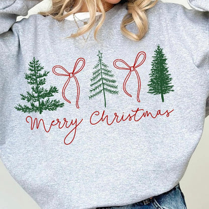 Trees & Bows Merry Christmas