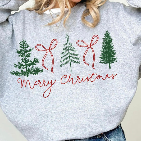 Trees & Bows Merry Christmas