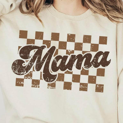 Brown Checkered Mama SALE