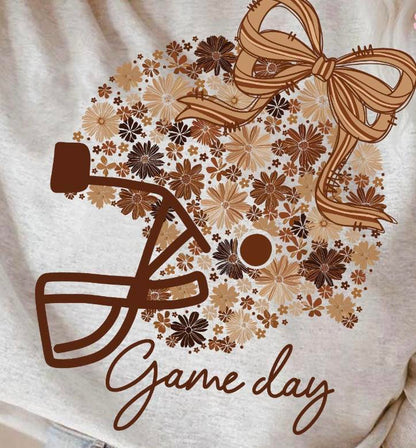 Floral Helmet Game Day