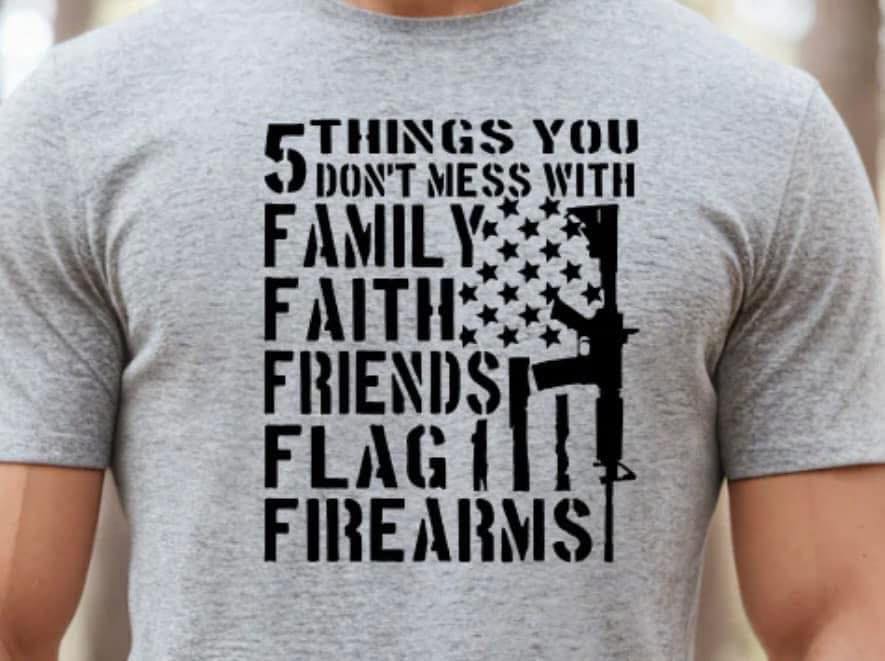5 Things You Don't Mess With SALE