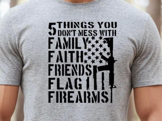 5 Things You Don't Mess With SALE