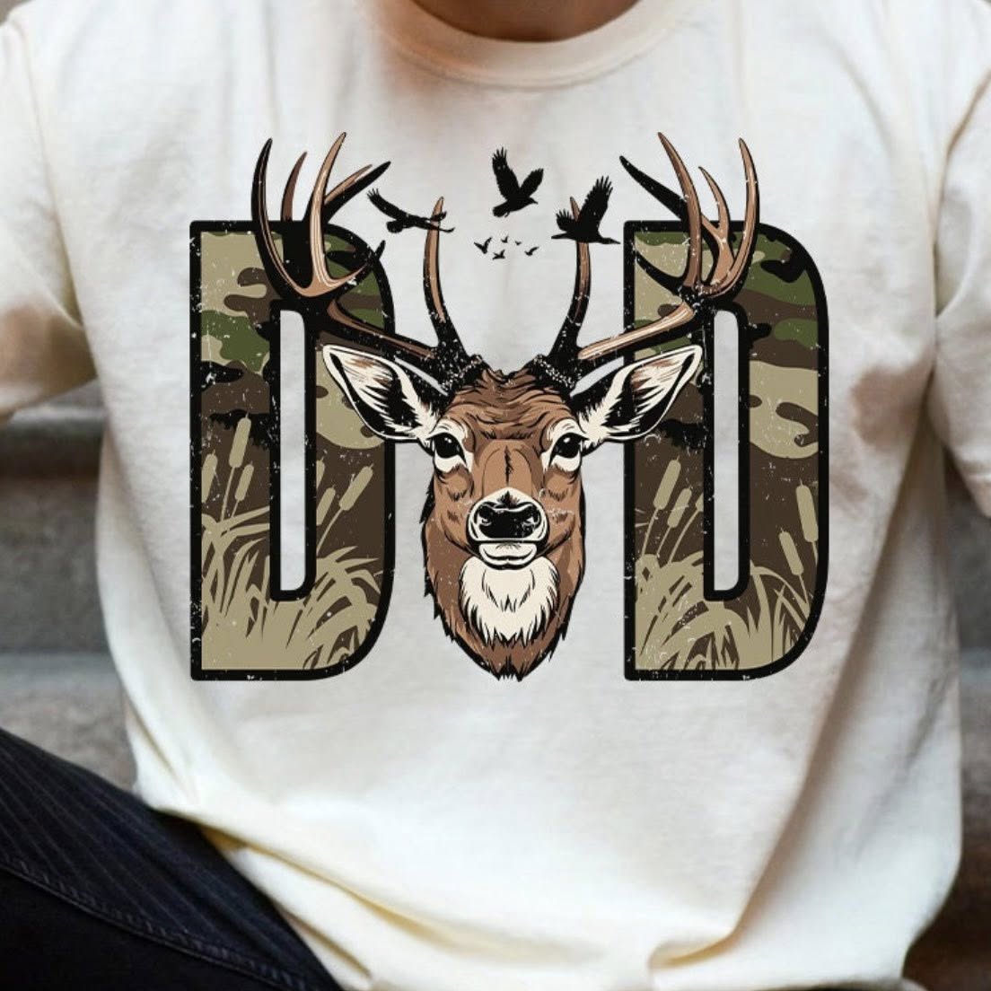 Camo Deer Head DAD