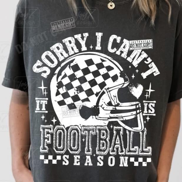 Sorry I Can't. (4 color options)