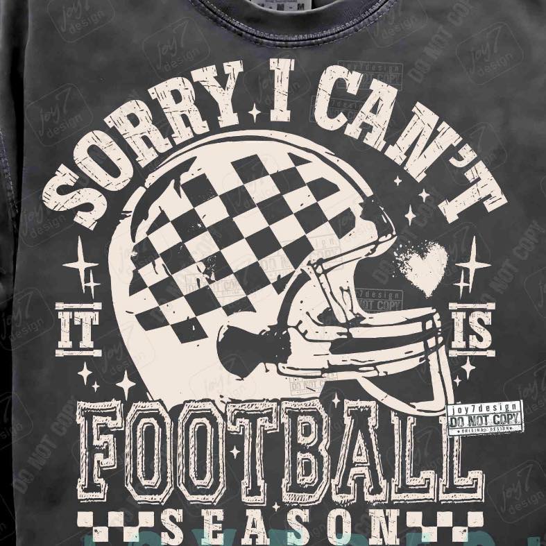 Sorry I Can't. (4 color options)