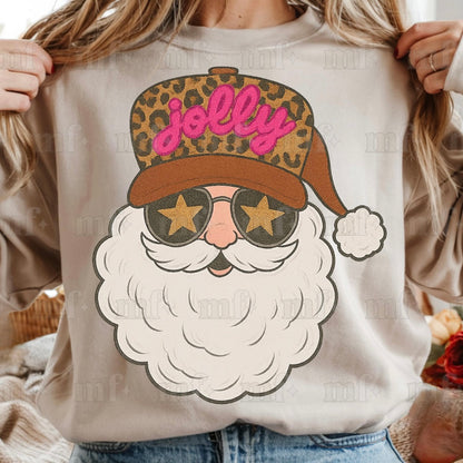 Brown Trucker Hat Santa