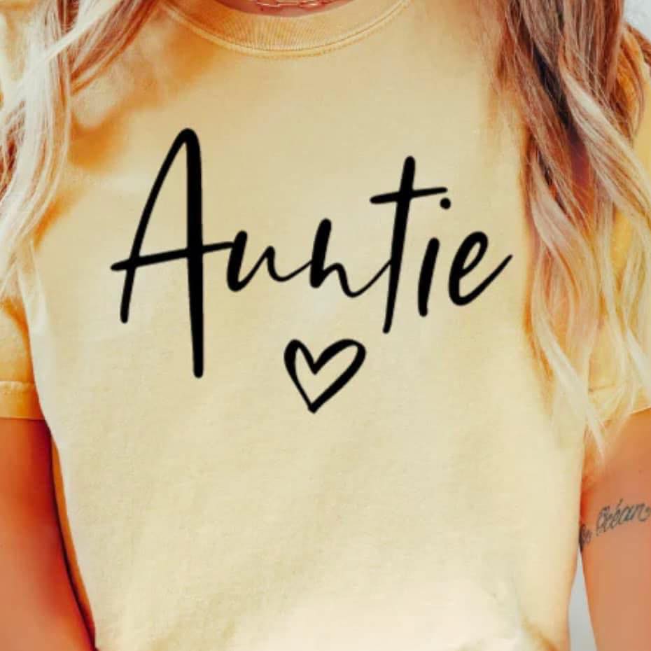Auntie with Heart SALE