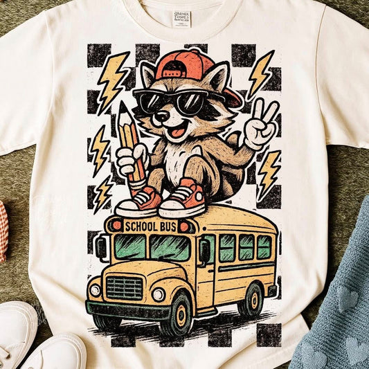 Youth Back To School Raccoon