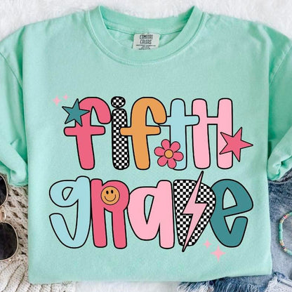Youth Retro Back To School Grades (PreK-5th)