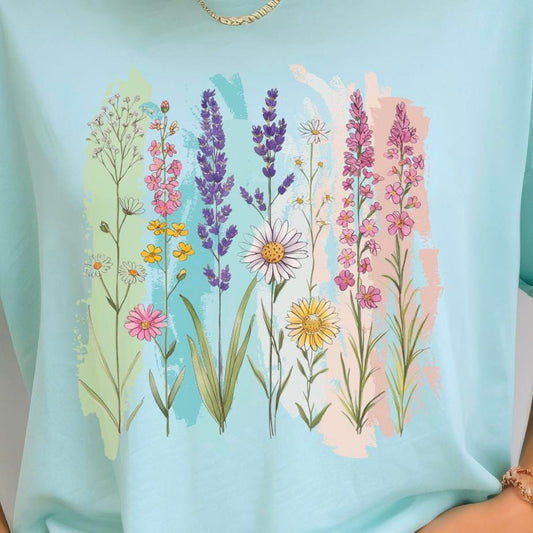 Wildflowers w/ Brushstrokes