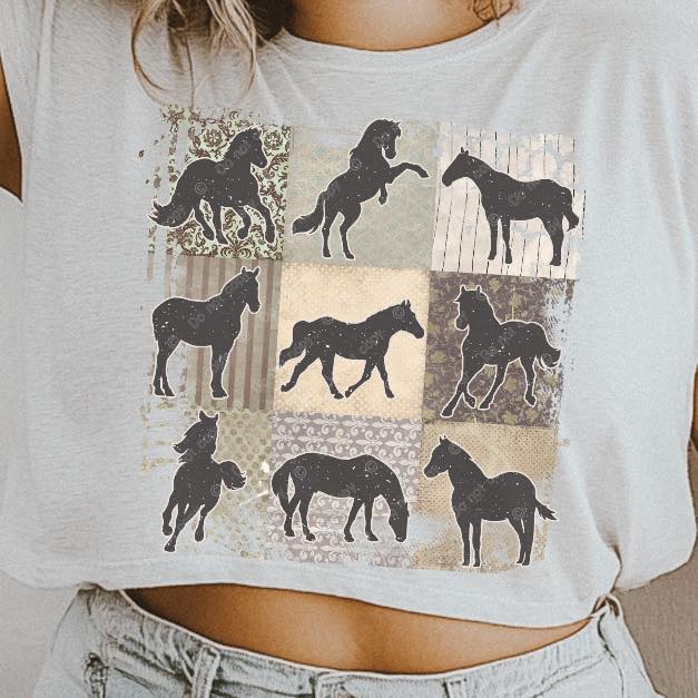 Checkered Horses