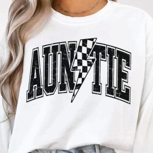 Checkered Lightening Bolt SALE