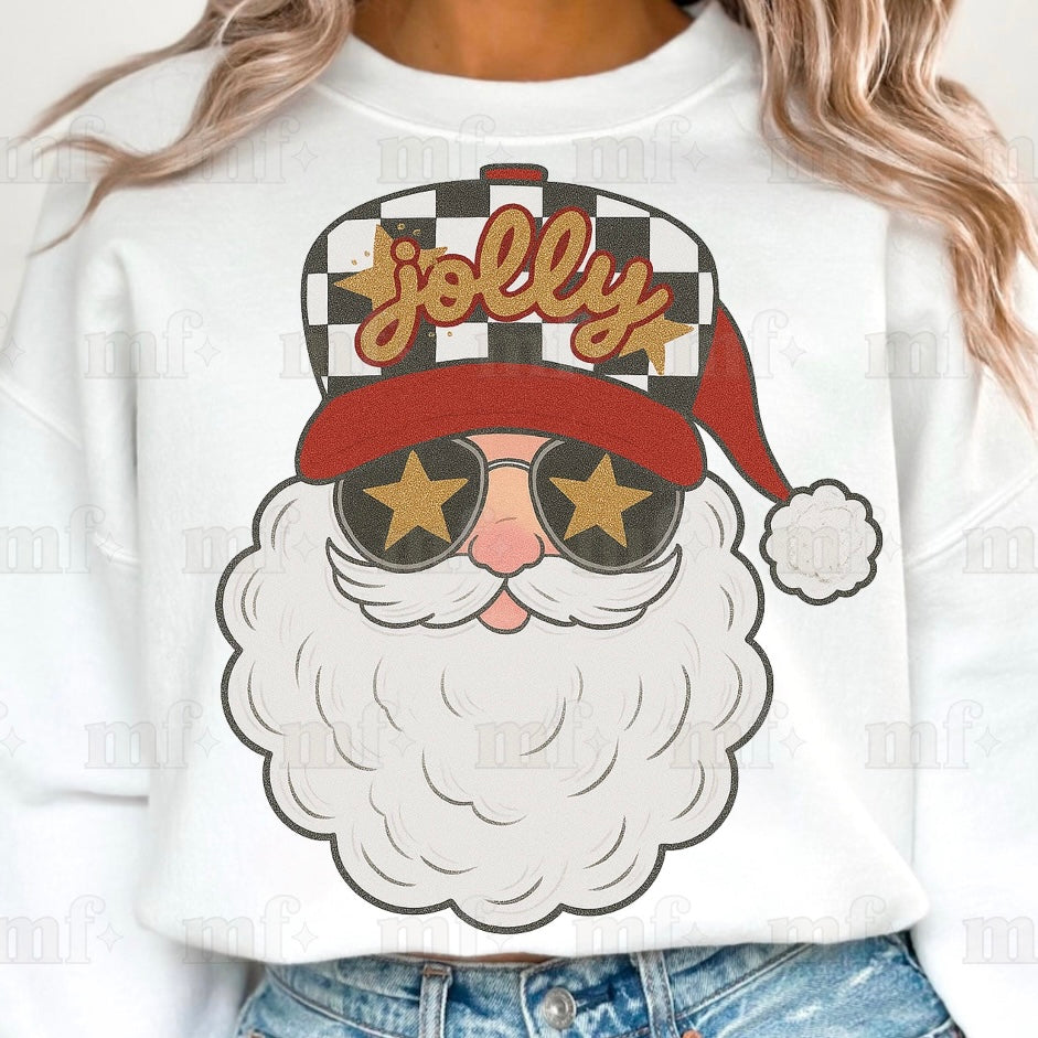 Youth Red Trucker Hat Santa