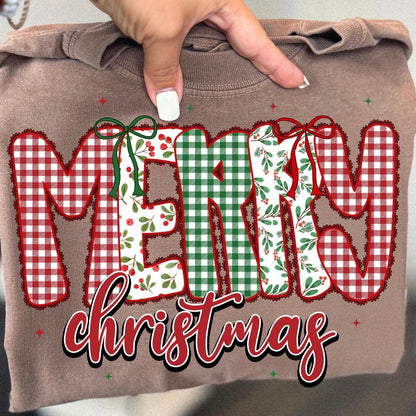 Checkered Merry Christmas