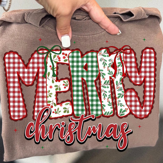 Checkered Merry Christmas