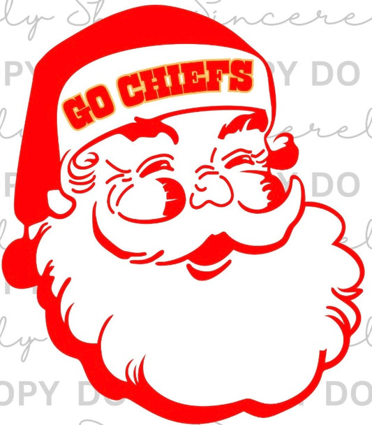 Chiefs Santa