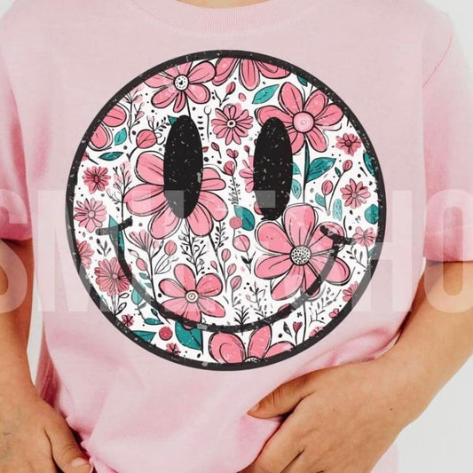 Floral Smiley Face SALE