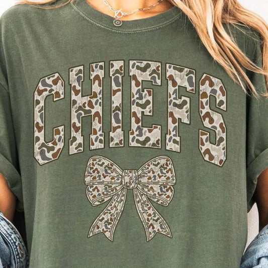 Camo Chiefs with Bow
