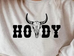Howdy with Longhorn SALE