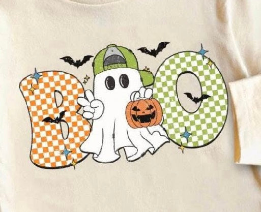 Youth Checkered BOY Boo