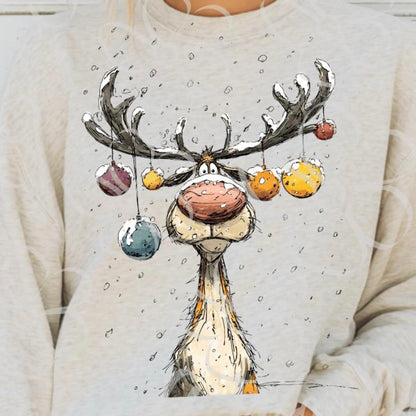 Funny Christmas Reindeer