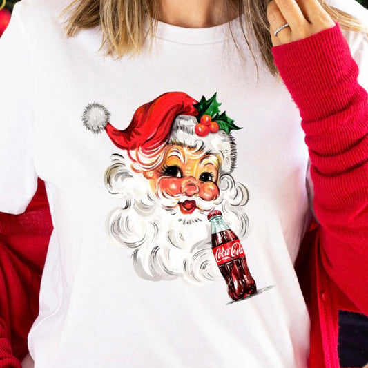 Vintage Santa with Coke