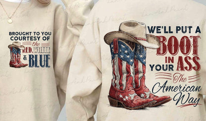 Courtesy of the Red, White & Blue w POCKET