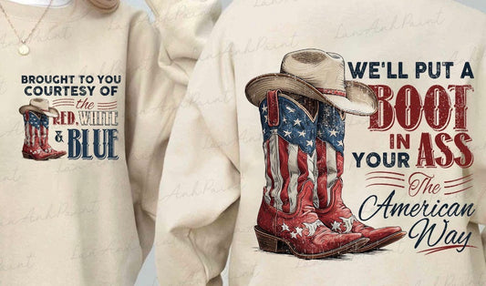 Courtesy of the Red, White & Blue w POCKET