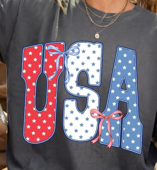Youth USA Stars and Bows