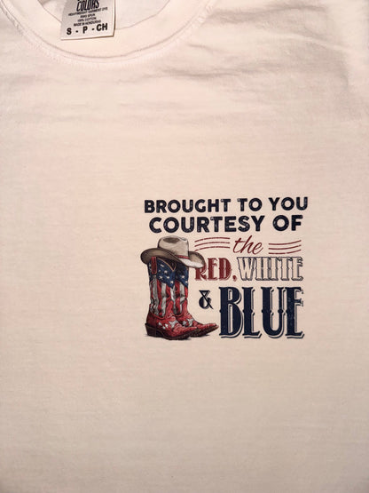 Courtesy of the Red, White & Blue w POCKET