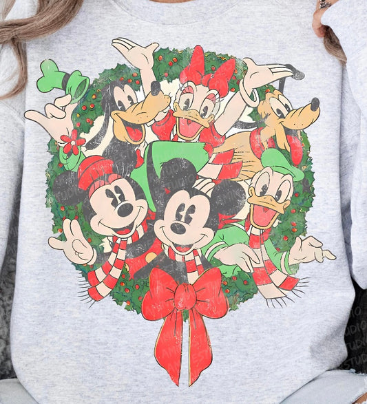 Youth Mickey & Friends Christmas Wreath