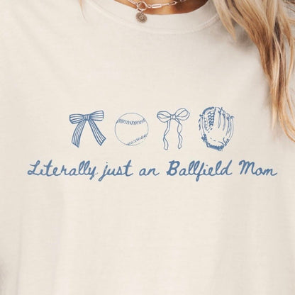 Ballfield Mom BLUE