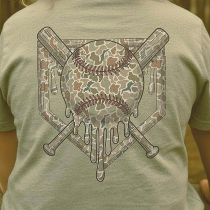 Camo Ball, Plate, & Bats