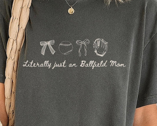 Ballfield Mom WHITE