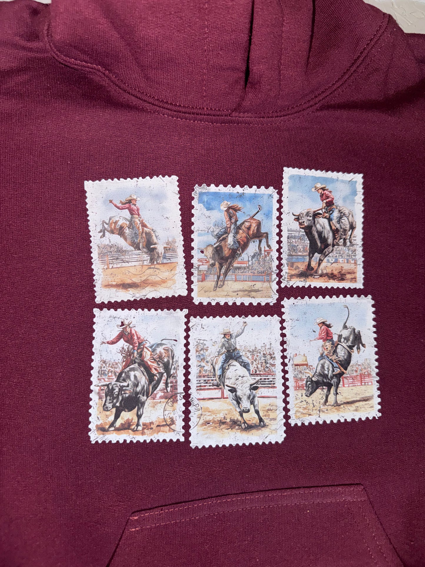 Bull Riding Stamps