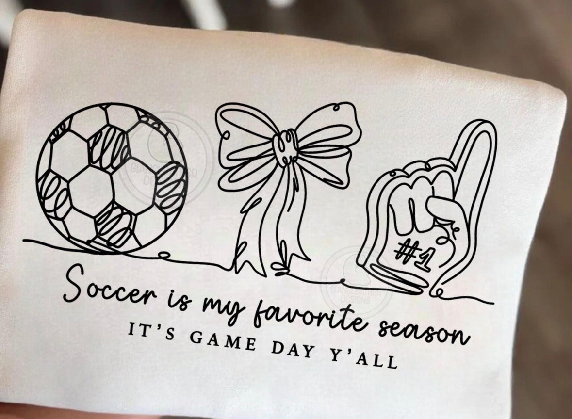Soccer Fav Season BLACK