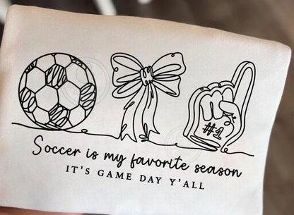 Soccer Fav Season BLACK