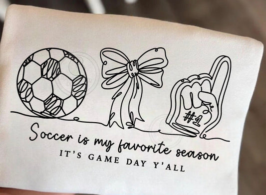 Soccer Fav Season BLACK
