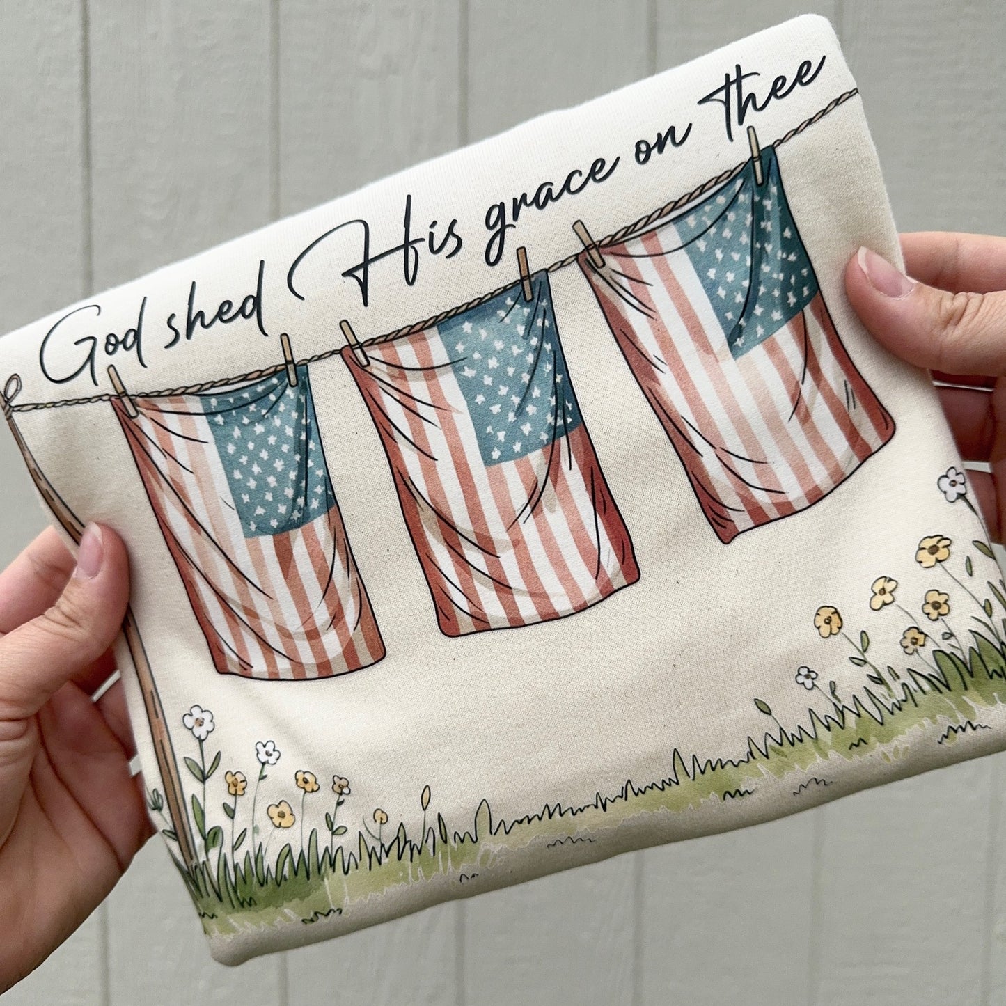 God Shed His Grace on Tee