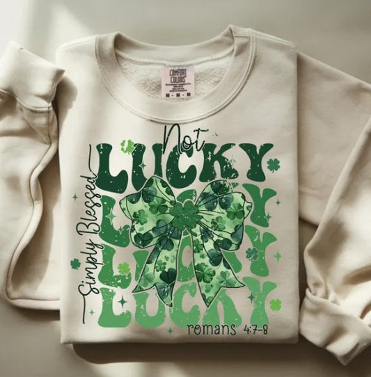 Blessed not Lucky