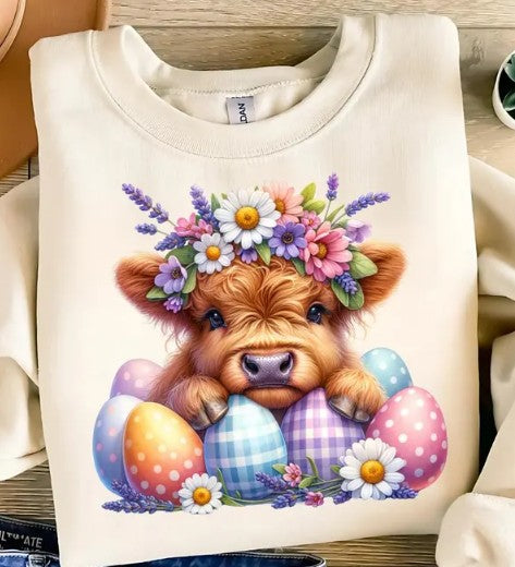Easter Highland Cow